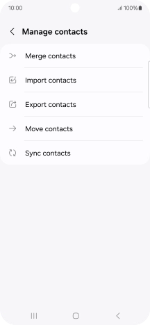 Press Import contacts.