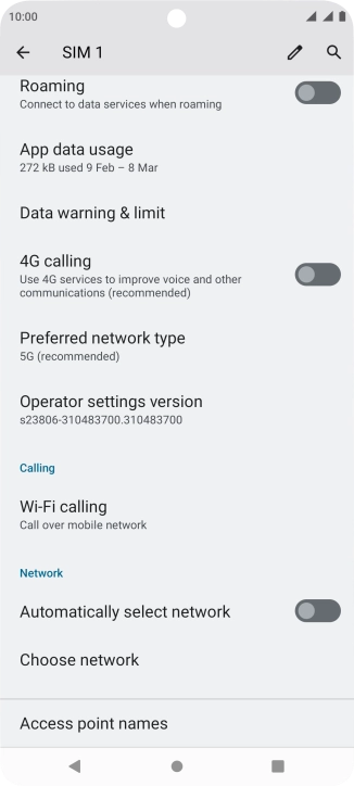 Press the indicator next to Press the indicator next to