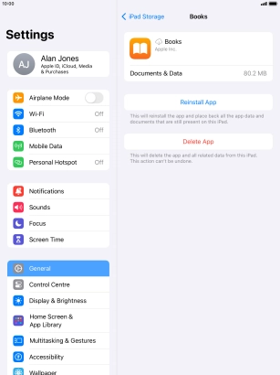 Press the Home key to return to the home screen.