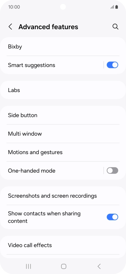 Press Bixby.