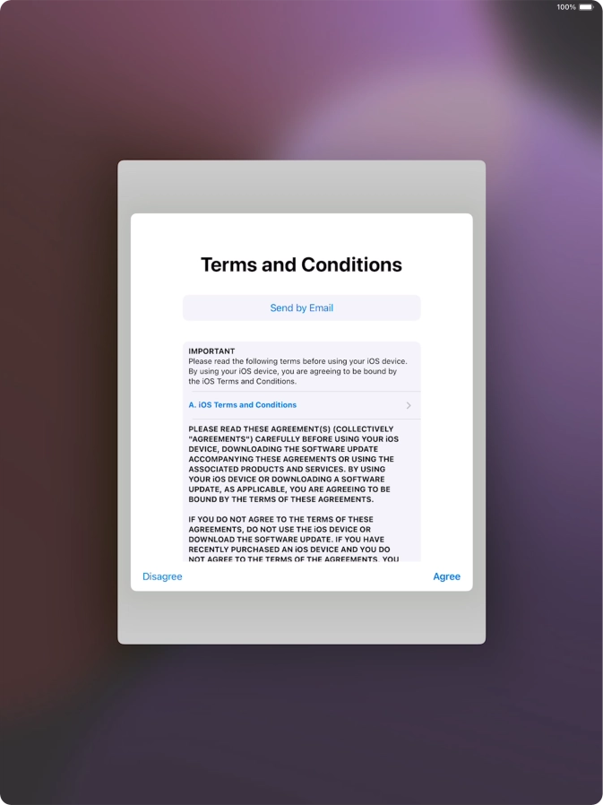 Press Agree. Press Agree.