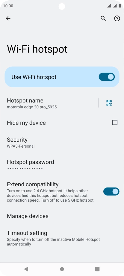 Press the Home key to return to the home screen.