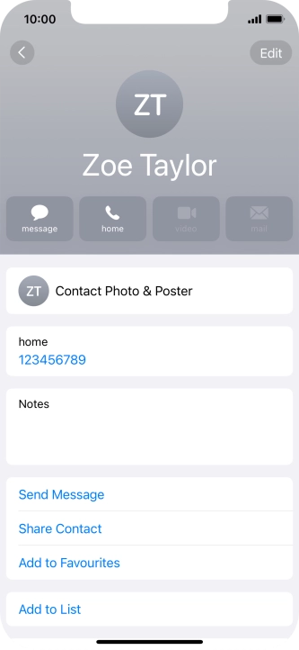 Slide your finger upwards starting from the bottom of the screen to return to the home screen.