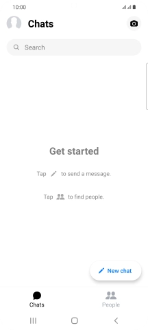 Press the new message icon.