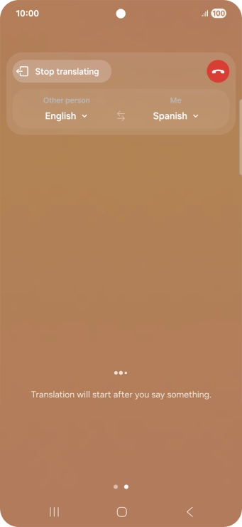 Follow the instructions on the screen to select the required language settings and use the function.