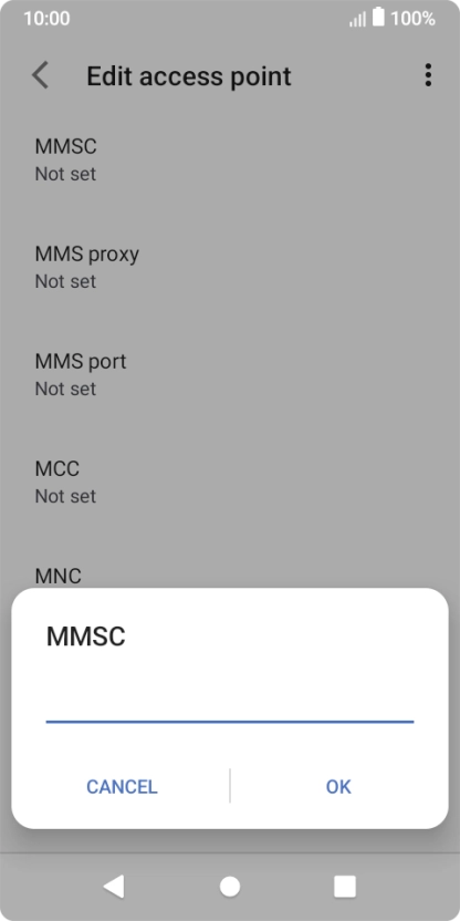 Key in http://mms.vodafone.co.uk/servlets/mms and press OK.