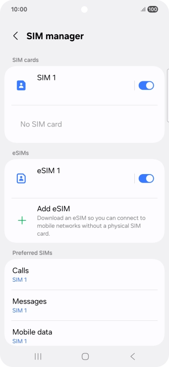 Press the Home key to return to the home screen.