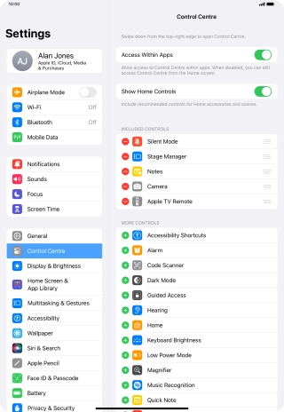 Press the indicator next to Press the indicator next to