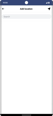 Press the search field and key in the required search word.