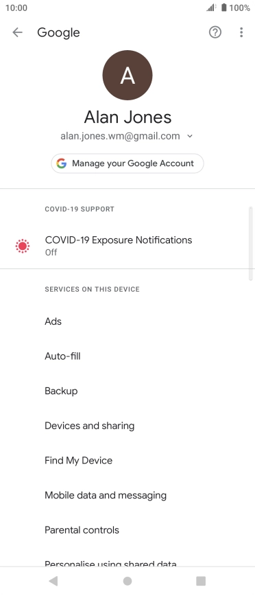 Press Find My Device.