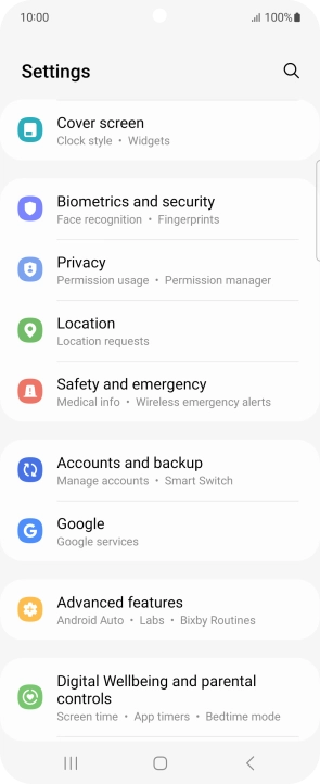 Press Accounts and backup.