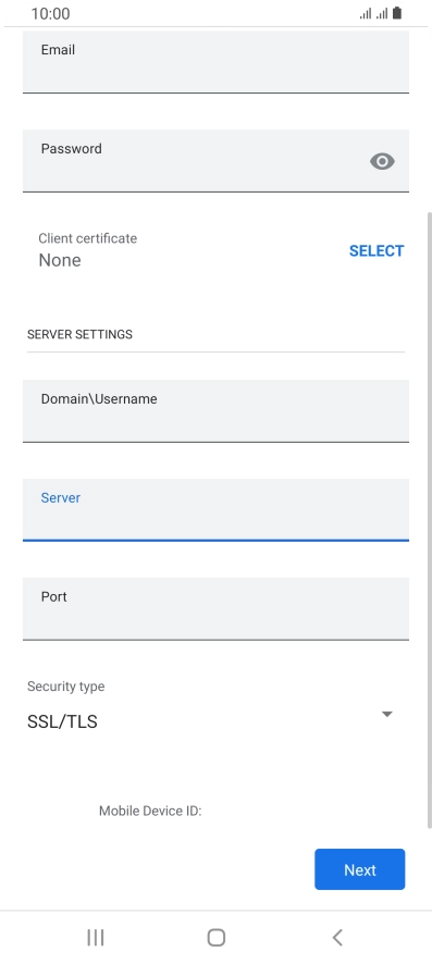 Press the field below Press the field below