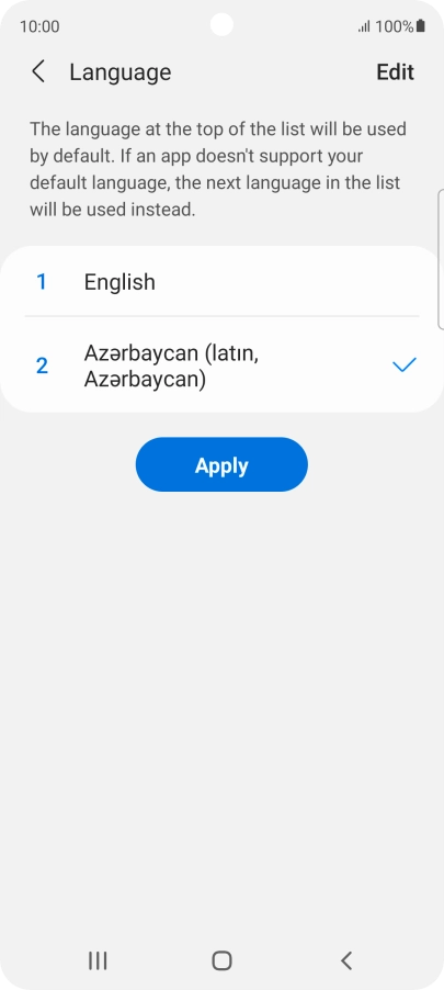 Press Apply. Press Apply.
