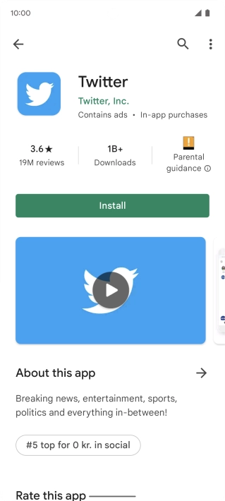 Press Install and follow the instructions on the screen to install the app. Press Install and follow the instructions on the screen to install the app.