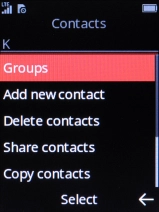 Select Add new contact.