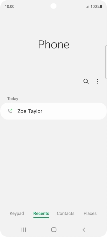 Press the required number.