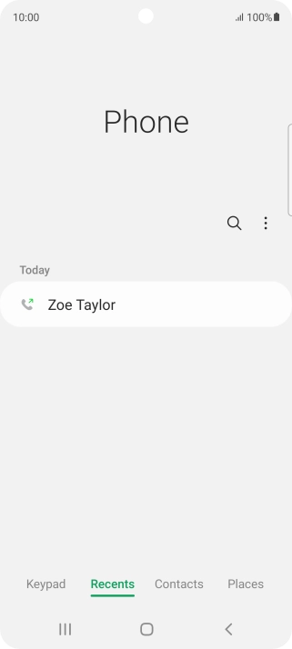 Press the required number.