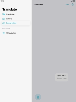 Press anywhere on the screen.