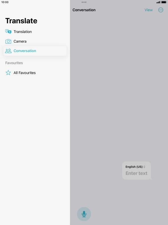 Press anywhere on the screen.