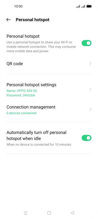 Press the Home key to return to the home screen.