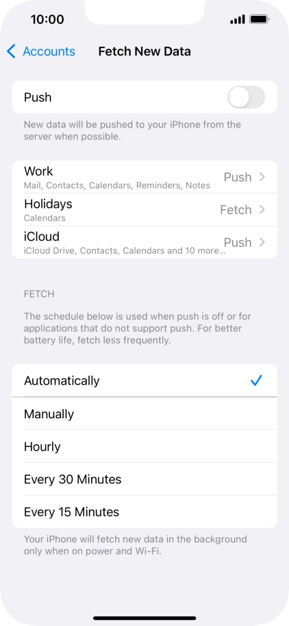 If you turn off the function, press the required setting. If you turn off the function, press the required setting.