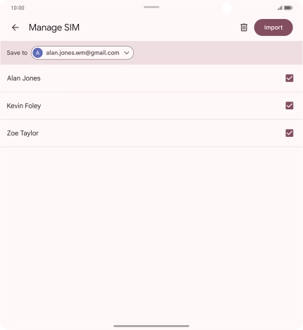 Press the drop down list next to 