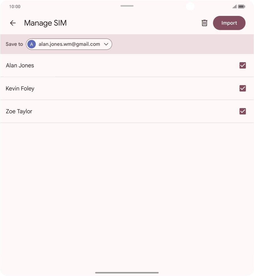 Press the drop down list next to 