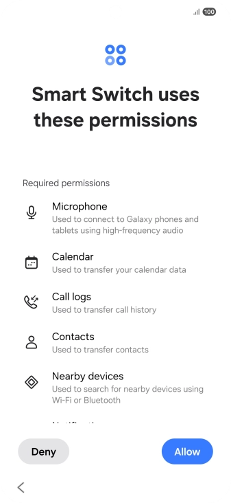 Press Allow. Press Allow.