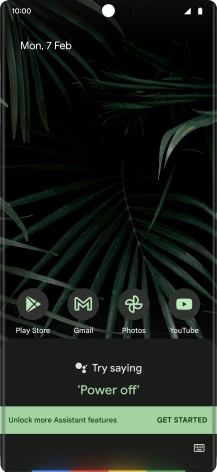 Press the explore icon.