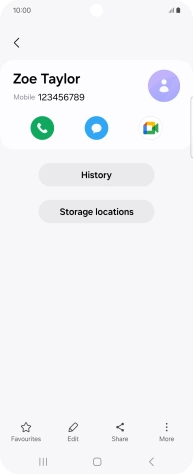 Press the Home key to return to the home screen.