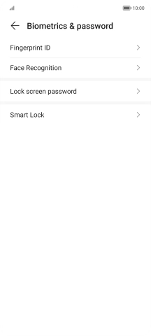 Press Fingerprint ID.