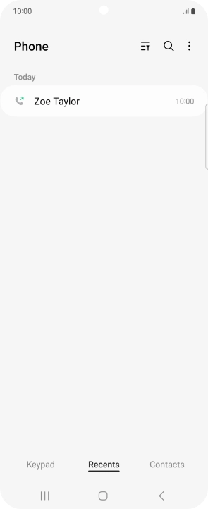 Press the required number.