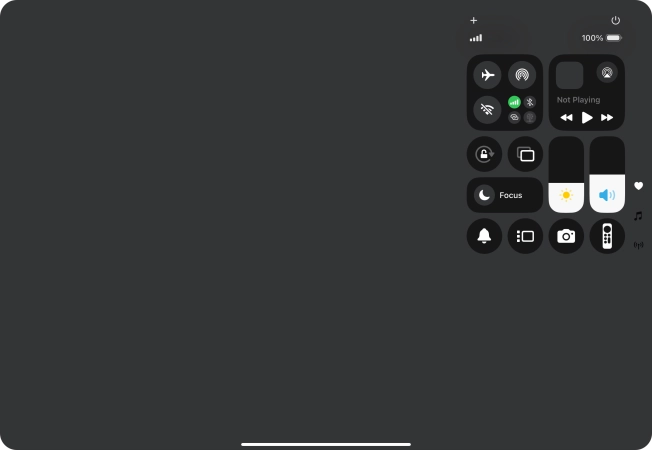 Press the Stage Manager icon to turn on the function.