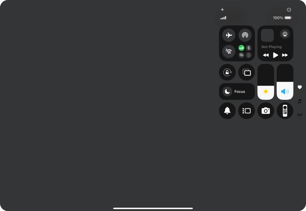 Press the Stage Manager icon to turn on the function.