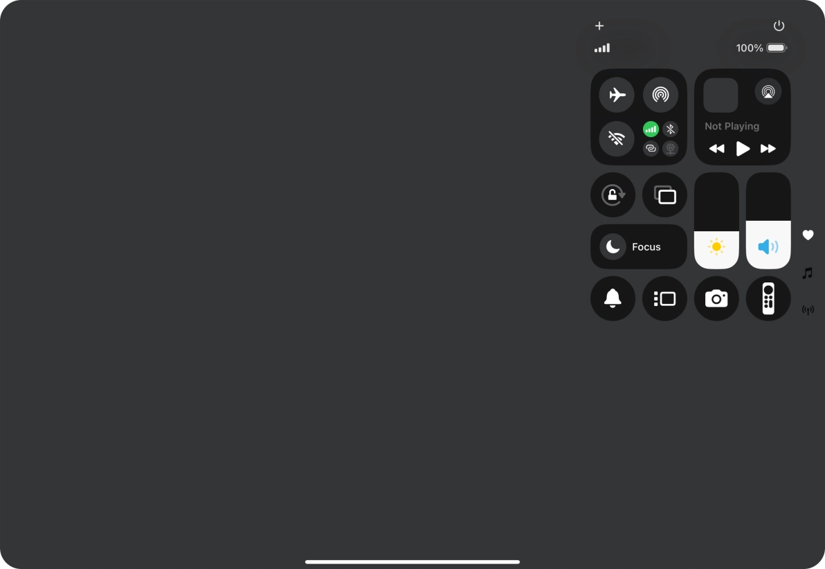 Press the Stage Manager icon to turn on the function.