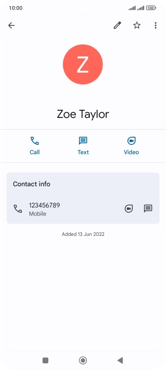 Press the Home key to return to the home screen.