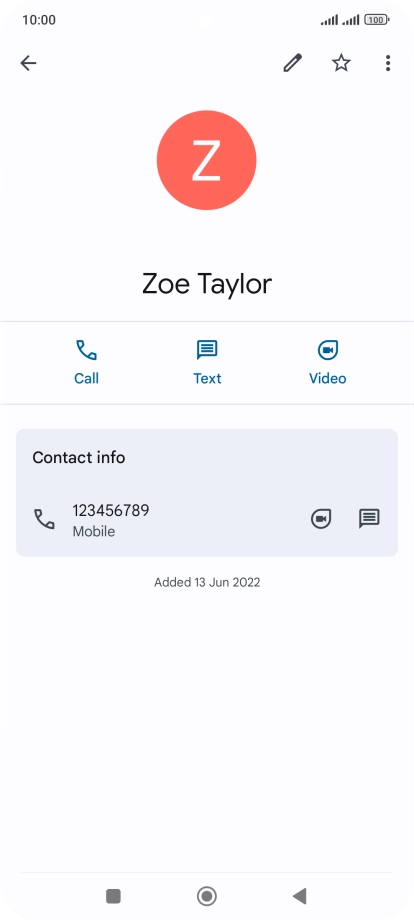 Press the Home key to return to the home screen.