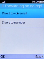 Select Divert to voicemail.