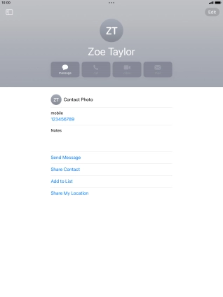 Press the Home key to return to the home screen.