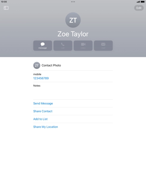 Press the Home key to return to the home screen.
