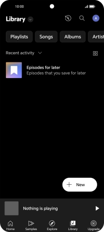 Press the drop down list.
