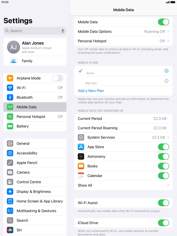 Press the info icon next to the required price plan below 