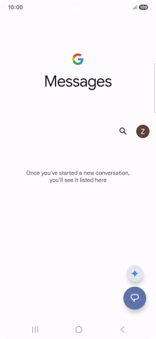 Press the profile icon.