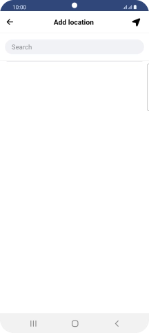 Press the search field and key in the required search word.