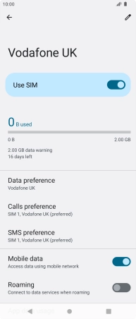 Press the Home key to return to the home screen.