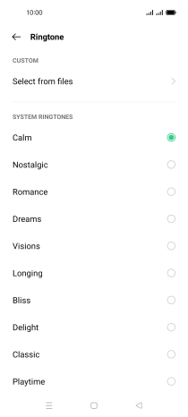 Press Select from files. Press Select from files.