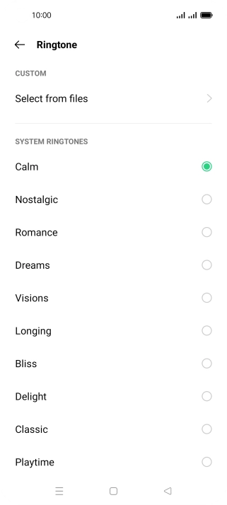 Press Select from files. Press Select from files.