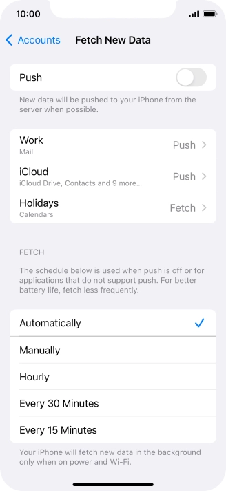 If you turn off the function, press the required setting. If you turn off the function, press the required setting.