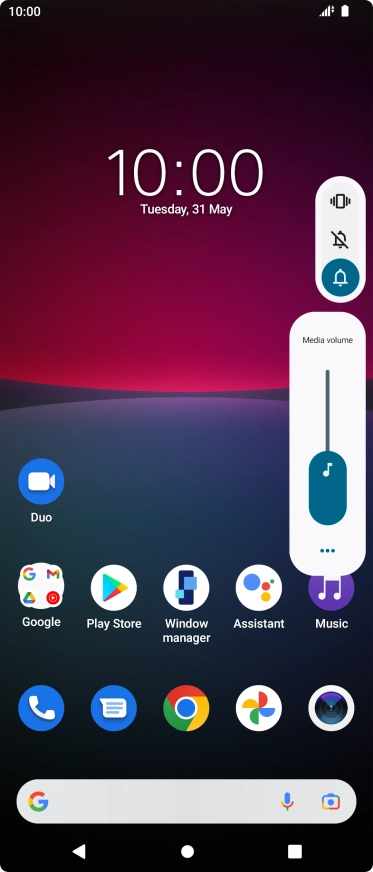 Press the required setting to turn the function on or off.