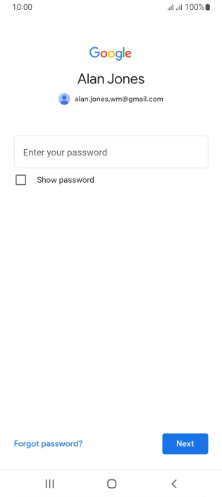 Press the field below Press the field below